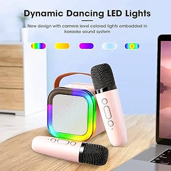 Portable Colorful Karaoke Sound System