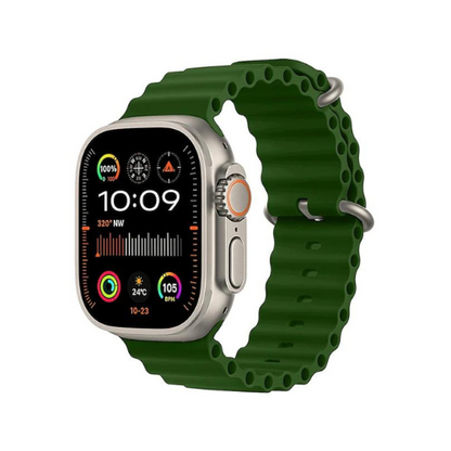 Ultra 10 Ultra Smartwatch – 10-in-1 Strap Set with Watch Cover (49mm Dial)