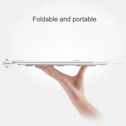 360° Rotating Foldable Laptop Stand with Mobile Holder – Portable & Heat Dissipation Design
