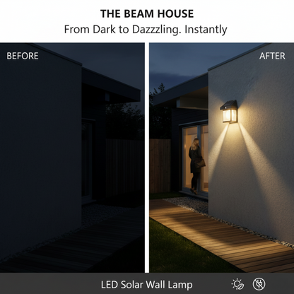 LED Solar Wall Lamp | Outdoor