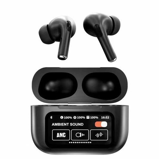 A9 Pro Metal Wireless Earbuds with LED Display