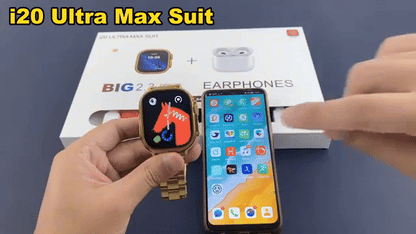 10-in-1 Ultra Max Smart Watch with Earbuds