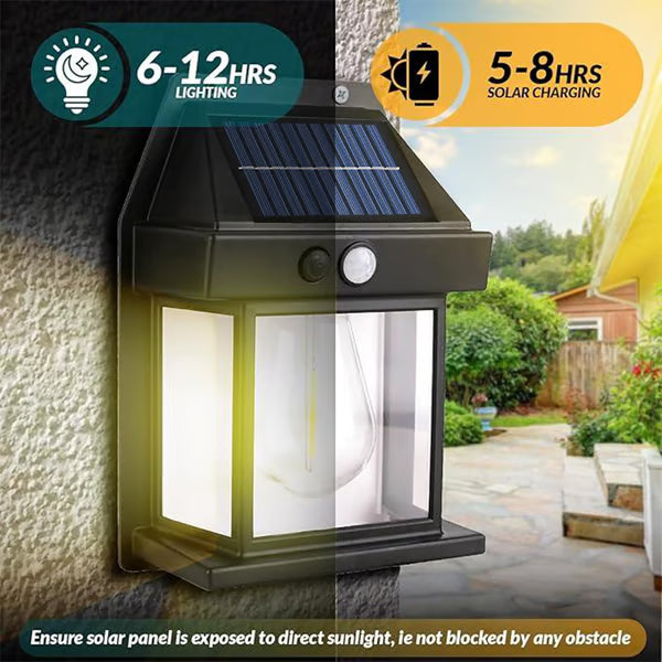 LED Solar Wall Lamp | Outdoor