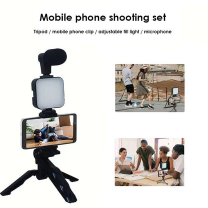4 in 1 Smartphone & Camera Vlogging Kit For Live Streaming